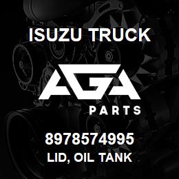 8978574995 Isuzu Truck LID, OIL TANK | AGA Parts