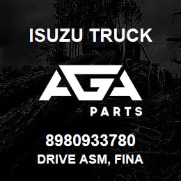 8980933780 Isuzu Truck DRIVE ASM, FINA | AGA Parts