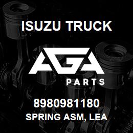 8980981180 Isuzu Truck SPRING ASM, LEA | AGA Parts