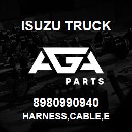 8980990940 Isuzu Truck HARNESS,CABLE,E | AGA Parts