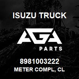 8981003222 Isuzu Truck METER COMPL, CL | AGA Parts