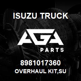 8981017360 Isuzu Truck OVERHAUL KIT,SU | AGA Parts