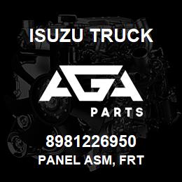 8981226950 Isuzu Truck PANEL ASM, FRT | AGA Parts