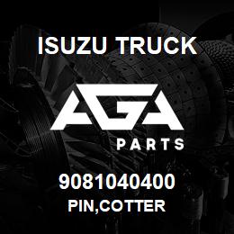 9081040400 Isuzu Truck PIN,COTTER | AGA Parts