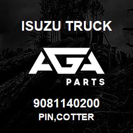 9081140200 Isuzu Truck PIN,COTTER | AGA Parts