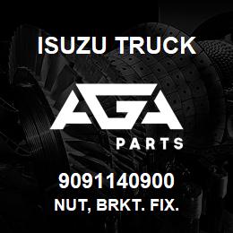 9091140900 Isuzu Truck NUT, BRKT. FIX. | AGA Parts
