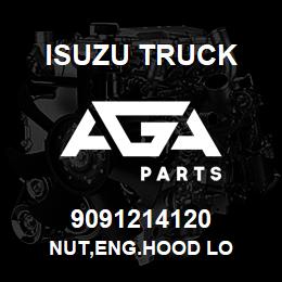 9091214120 Isuzu Truck NUT,ENG.HOOD LO | AGA Parts