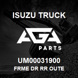 UM00031900 Isuzu Truck FRME DR RR OUTE | AGA Parts