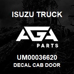 UM00036620 Isuzu Truck DECAL CAB DOOR | AGA Parts