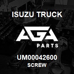 UM00042600 Isuzu Truck SCREW | AGA Parts