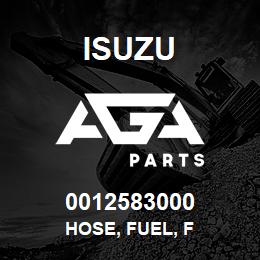 0012583000 Isuzu HOSE, FUEL, F | AGA Parts