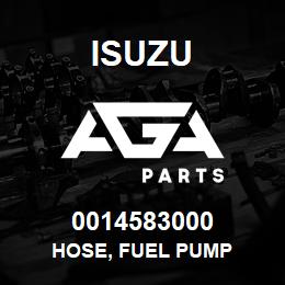0014583000 Isuzu HOSE, FUEL PUMP | AGA Parts