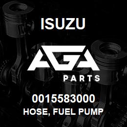 0015583000 Isuzu HOSE, FUEL PUMP | AGA Parts
