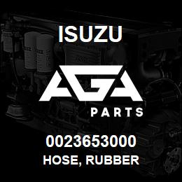0023653000 Isuzu HOSE, RUBBER | AGA Parts