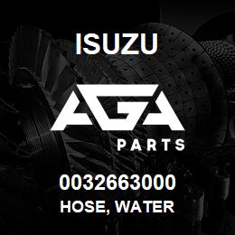 0032663000 Isuzu HOSE, WATER | AGA Parts