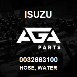 0032663100 Isuzu HOSE, WATER | AGA Parts
