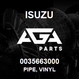0035663000 Isuzu PIPE, VINYL | AGA Parts