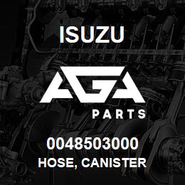 0048503000 Isuzu HOSE, CANISTER | AGA Parts