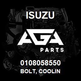 0108058550 Isuzu BOLT, COOLIN | AGA Parts