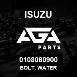0108060900 Isuzu BOLT, WATER | AGA Parts