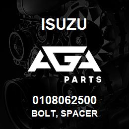 0108062500 Isuzu BOLT, SPACER | AGA Parts