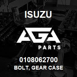 0108062700 Isuzu BOLT, GEAR CASE | AGA Parts