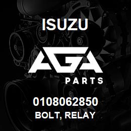 0108062850 Isuzu BOLT, RELAY | AGA Parts