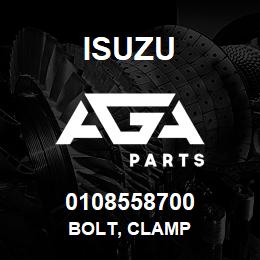 0108558700 Isuzu BOLT, CLAMP | AGA Parts