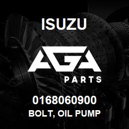 0168060900 Isuzu BOLT, OIL PUMP | AGA Parts