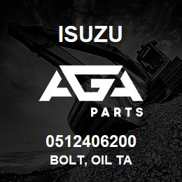 0512406200 Isuzu BOLT, OIL TA | AGA Parts