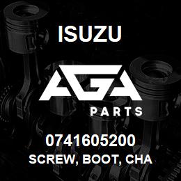 0741605200 Isuzu SCREW, BOOT, CHA | AGA Parts