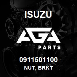 0911501100 Isuzu NUT, BRKT | AGA Parts