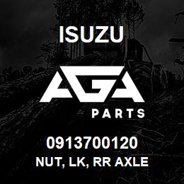 0913700120 Isuzu NUT, LK, RR AXLE | AGA Parts