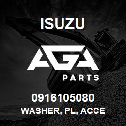 0916105080 Isuzu WASHER, PL, ACCE | AGA Parts