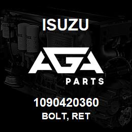 1090420360 Isuzu BOLT, RET | AGA Parts