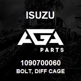 1090700060 Isuzu BOLT, DIFF CAGE | AGA Parts