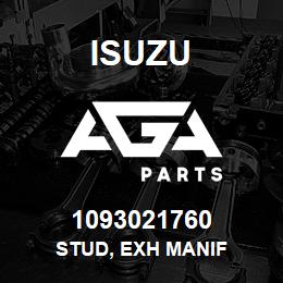 1093021760 Isuzu STUD, EXH MANIF | AGA Parts