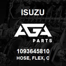 1093645810 Isuzu HOSE, FLEX, C | AGA Parts