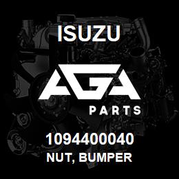 1094400040 Isuzu NUT, BUMPER | AGA Parts
