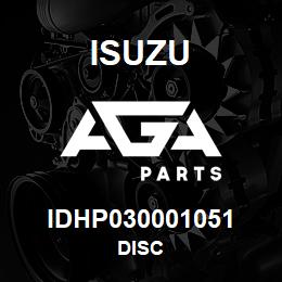 IDHP030001051 Isuzu DISC | AGA Parts