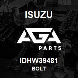 IDHW39481 Isuzu BOLT | AGA Parts