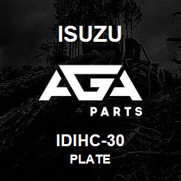 IDIHC-30 Isuzu PLATE | AGA Parts