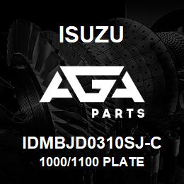 IDMBJD0310SJ-C Isuzu 1000/1100 plate | AGA Parts