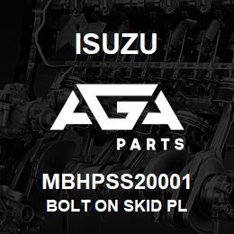 MBHPSS20001 Isuzu bolt on skid pl | AGA Parts
