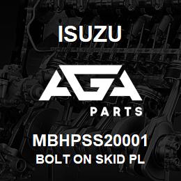 MBHPSS20001 Isuzu bolt on skid pl | AGA Parts
