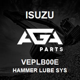 VEPLB00E Isuzu HAMMER LUBE SYS | AGA Parts