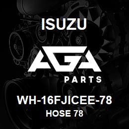 WH-16FJICEE-78 Isuzu hose 78 | AGA Parts