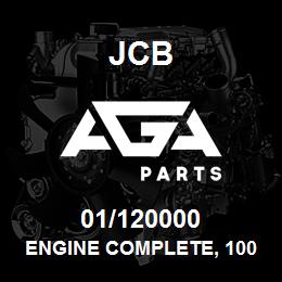 01/120000 JCB Engine Complete, 1004.4T turbocharged, 90bhp Usedonlywithairconditioninginstallation | AGA Parts