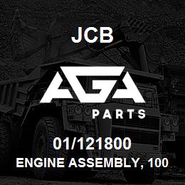 01/121800 JCB Engine assembly, 1004-4T turbocharged, 102bhp AB50442 | AGA Parts
