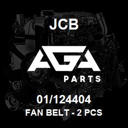 01/124404 JCB FAN BELT - 2 PCS | AGA Parts